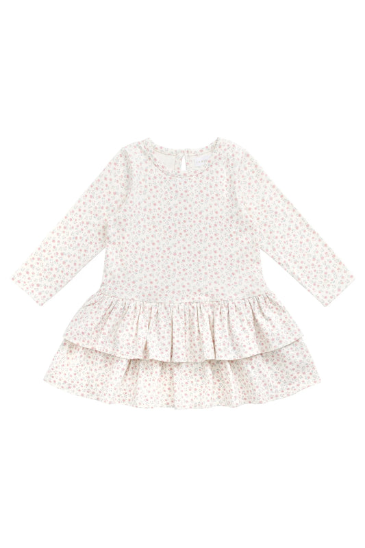 Jamie Kay Organic Cotton Fayette Dress || Posy Garden Pink