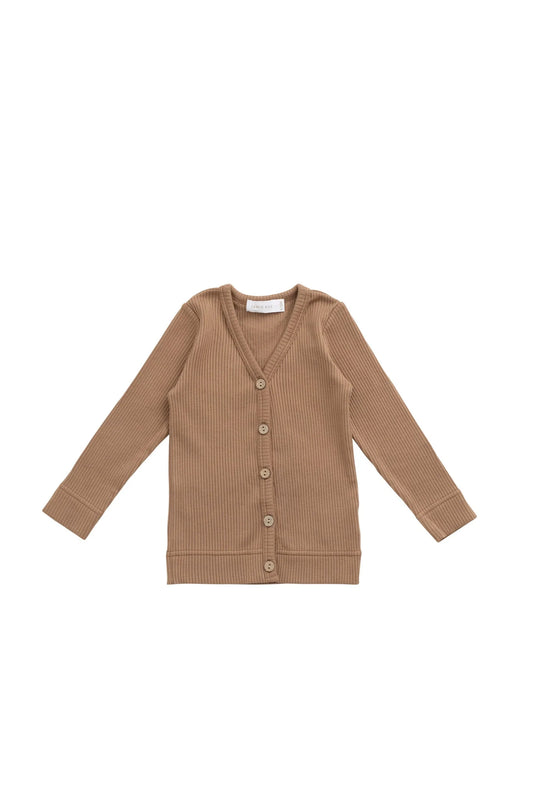 Jamie Kay Organic Cotton Modal Cardigan || Cavern Clay