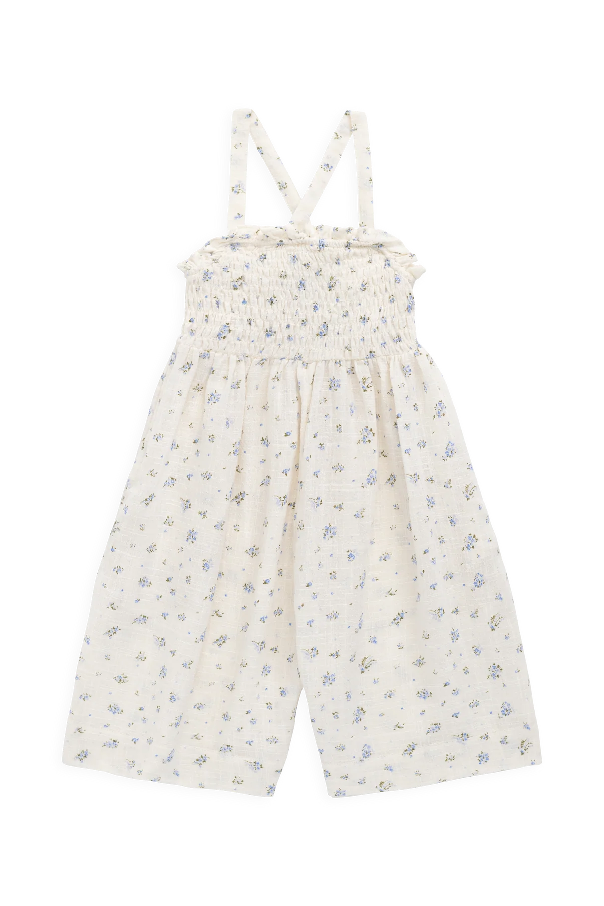 Jamie Kay Organic Cotton Arabella Jumpsuit|| Juniper Fields Blue