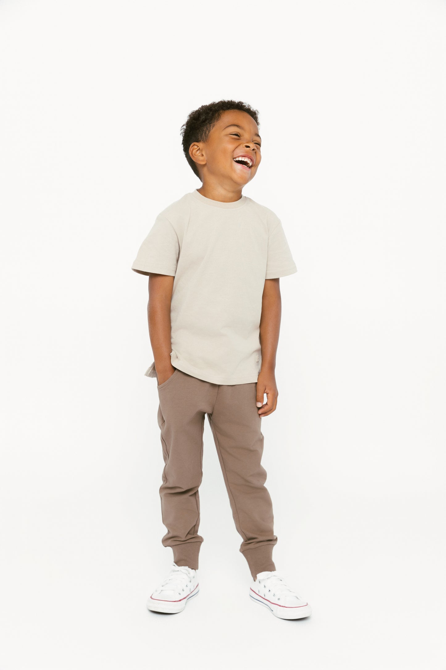 Little Bipsy Elevated Tee 3-pack || Brown