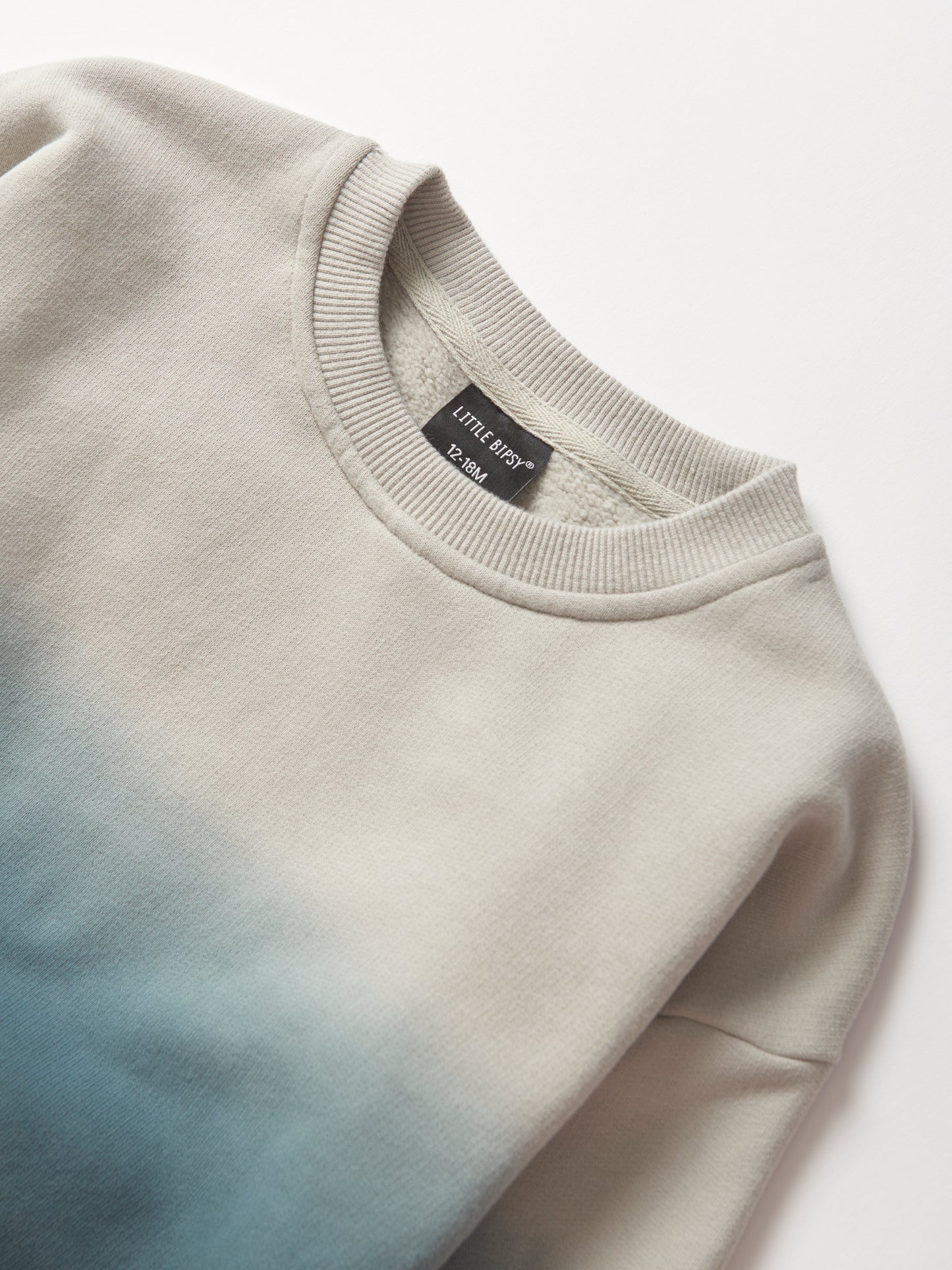 Little Bipsy Elevated Crewneck || Night Fall Ombre