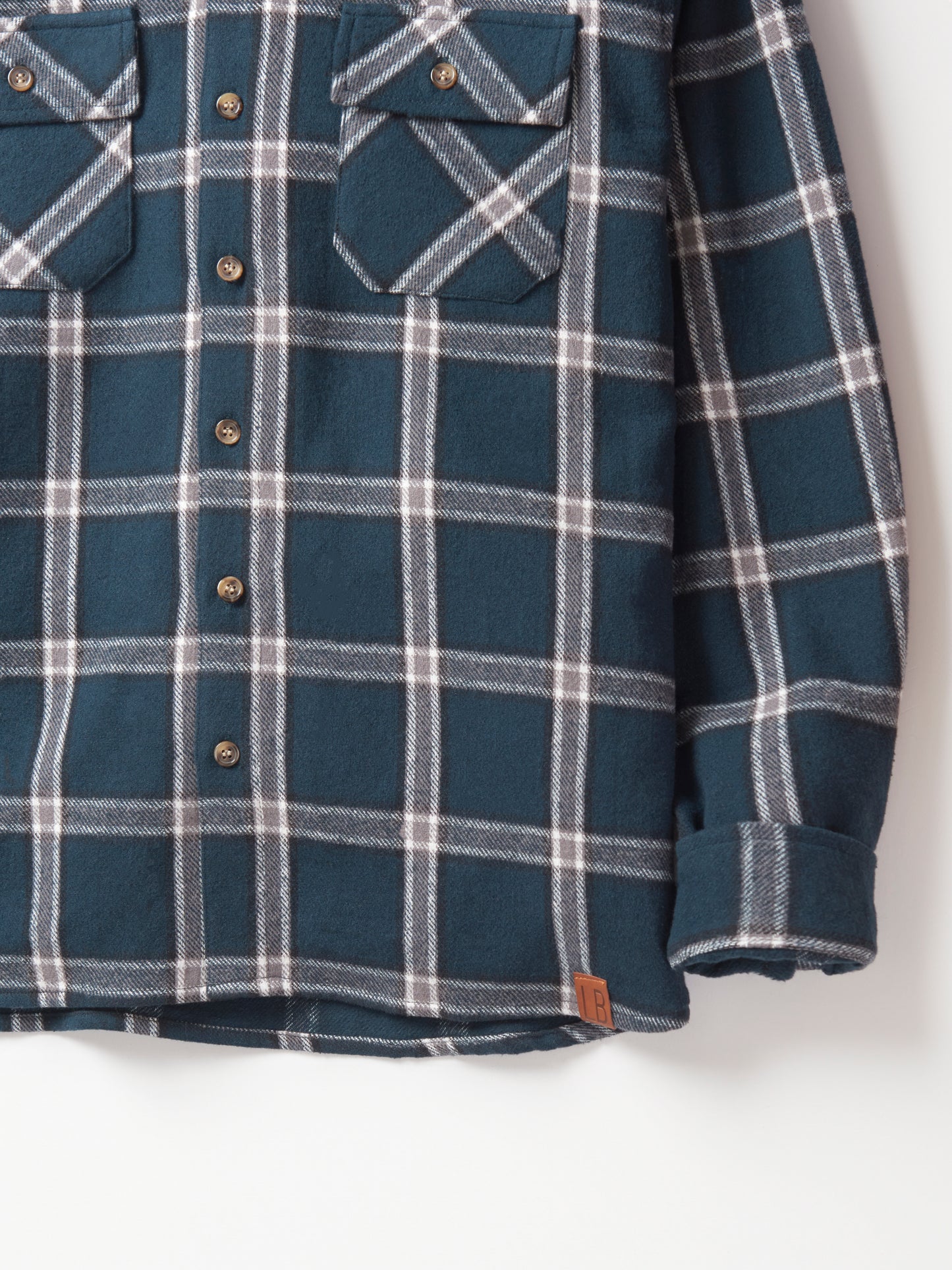 Little Bipsy Adult Hooded Flannel || Night Fall