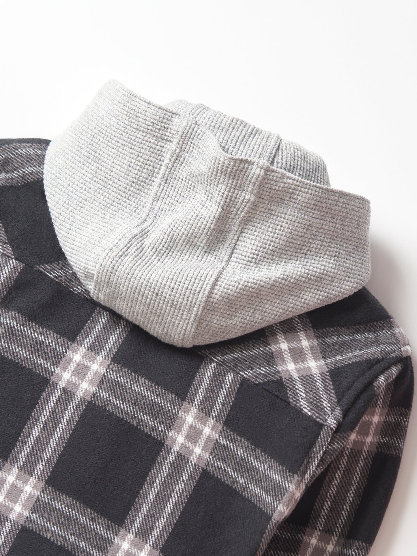 Little Bipsy Hooded Flannel || Black