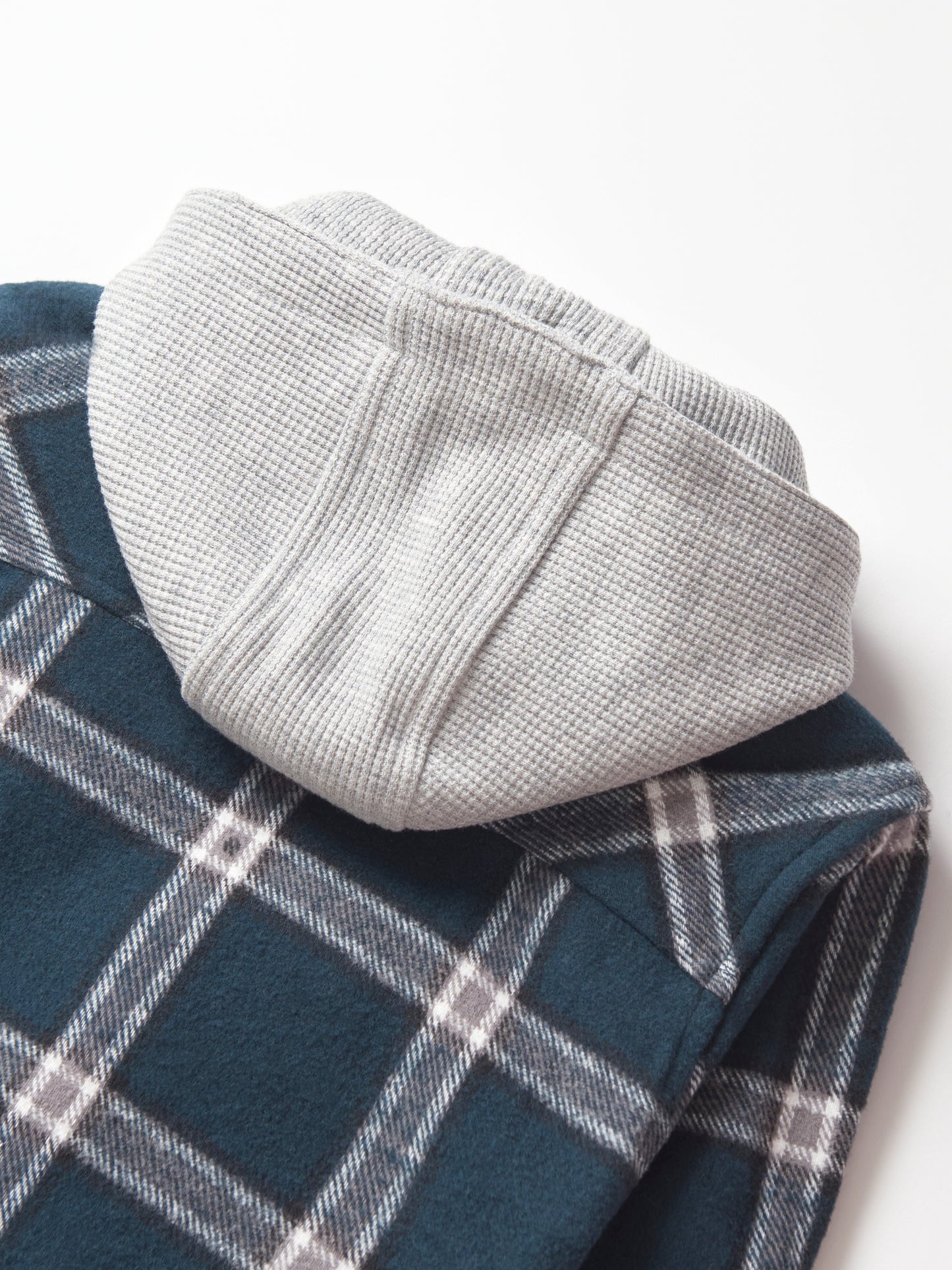 Little Bipsy Hooded Flannel || Night Fall