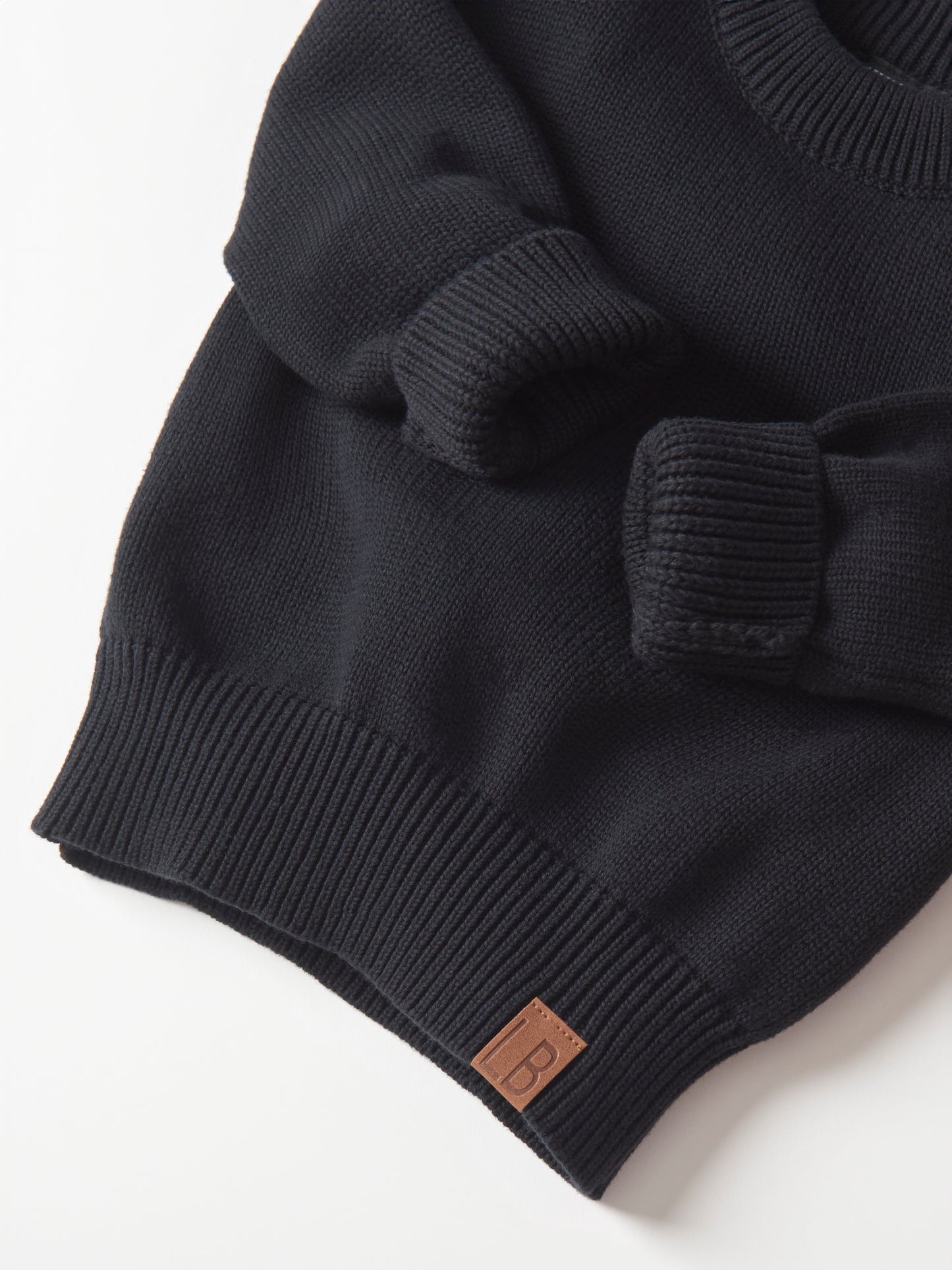 Little Bipsy Knit Sweater || Black