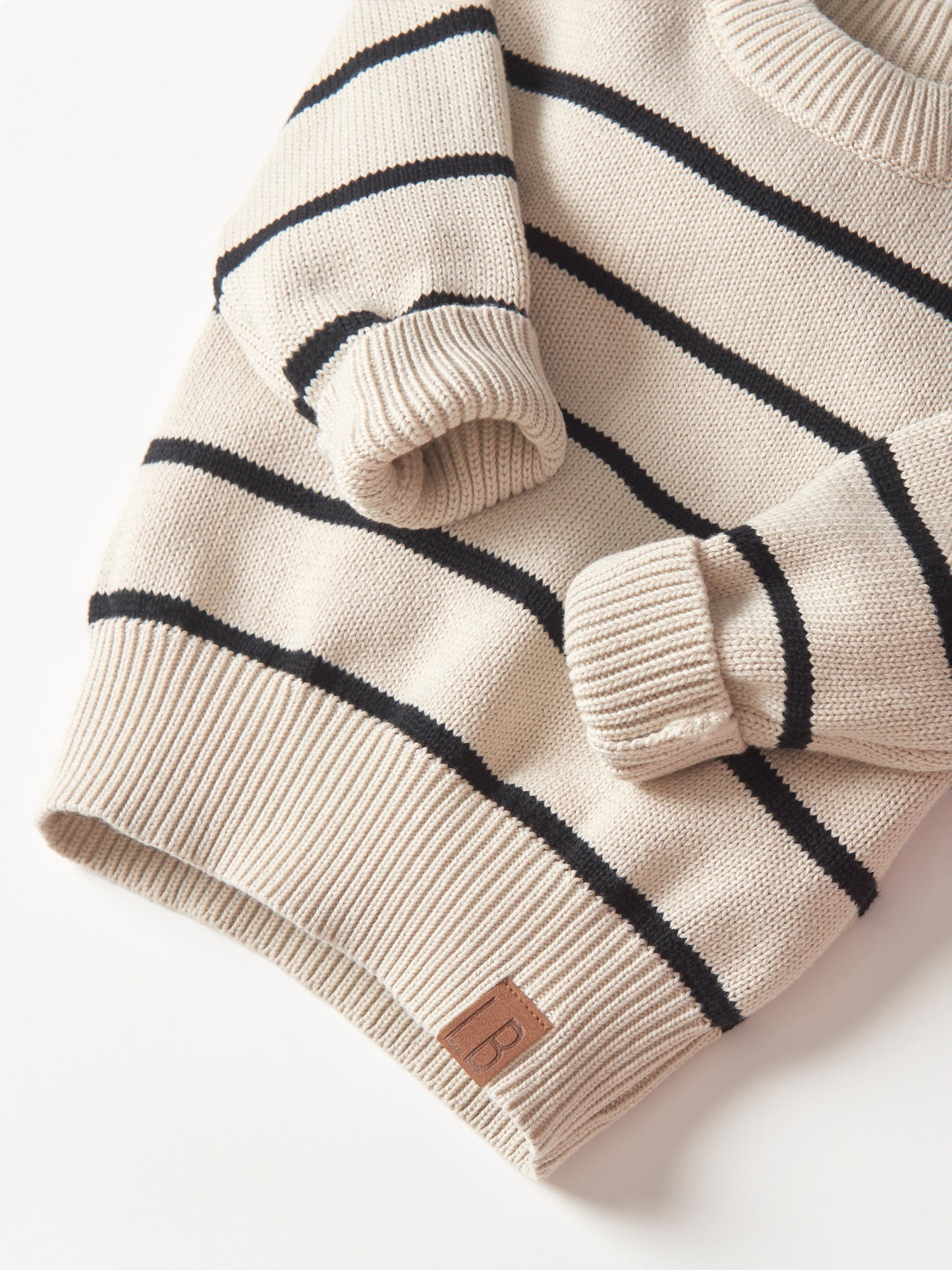 Little Bipsy Knit Sweater || Pinstripe