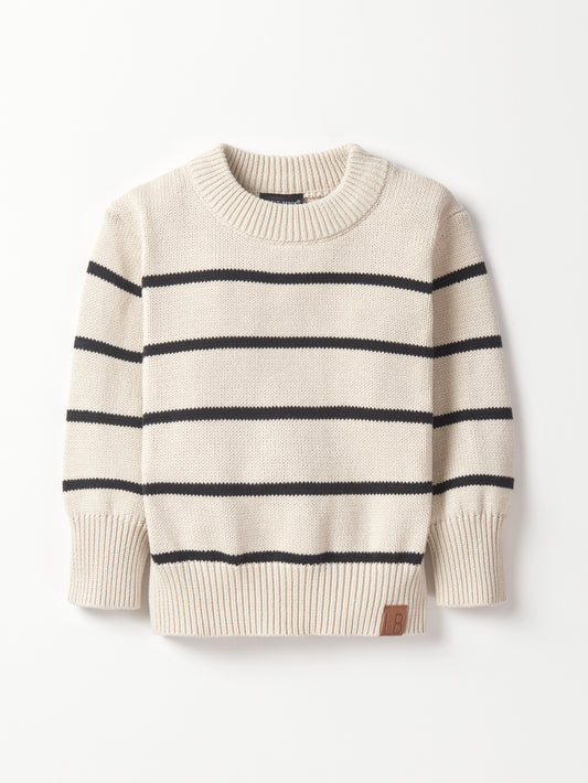 Little Bipsy Knit Sweater || Pinstripe