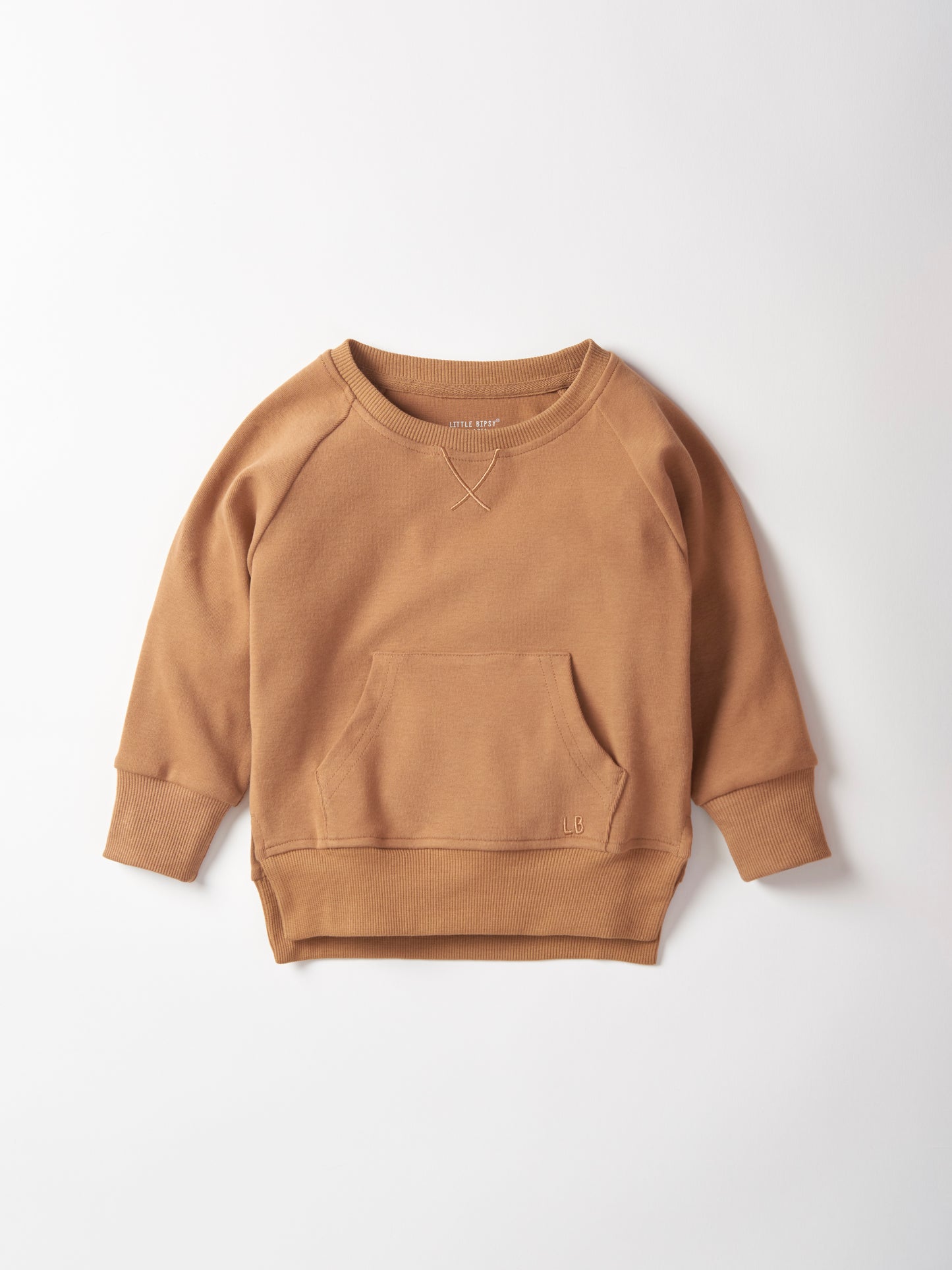 Little Bipsy Pocket Pullover || Caramel