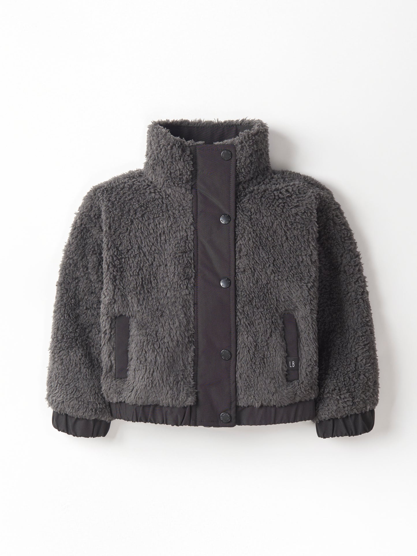 Little Bipsy Sherpa Jacket || Smoke