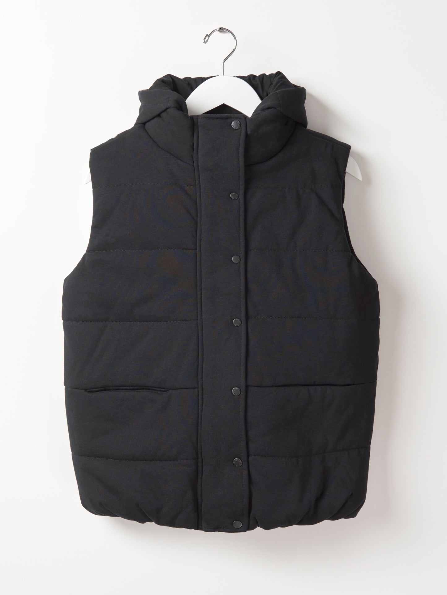 Little Bipsy Adult Hooded Puffer Vest || Black