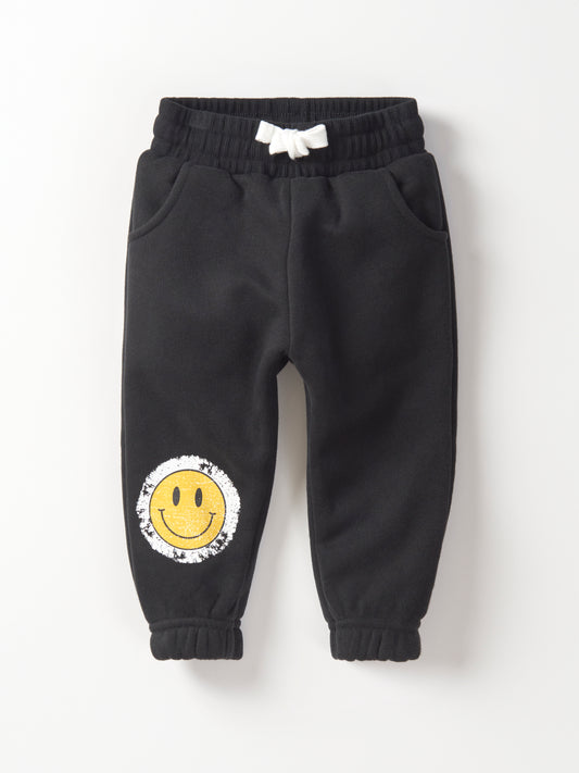 Little Bipsy Smiley Elevated Sweatpants