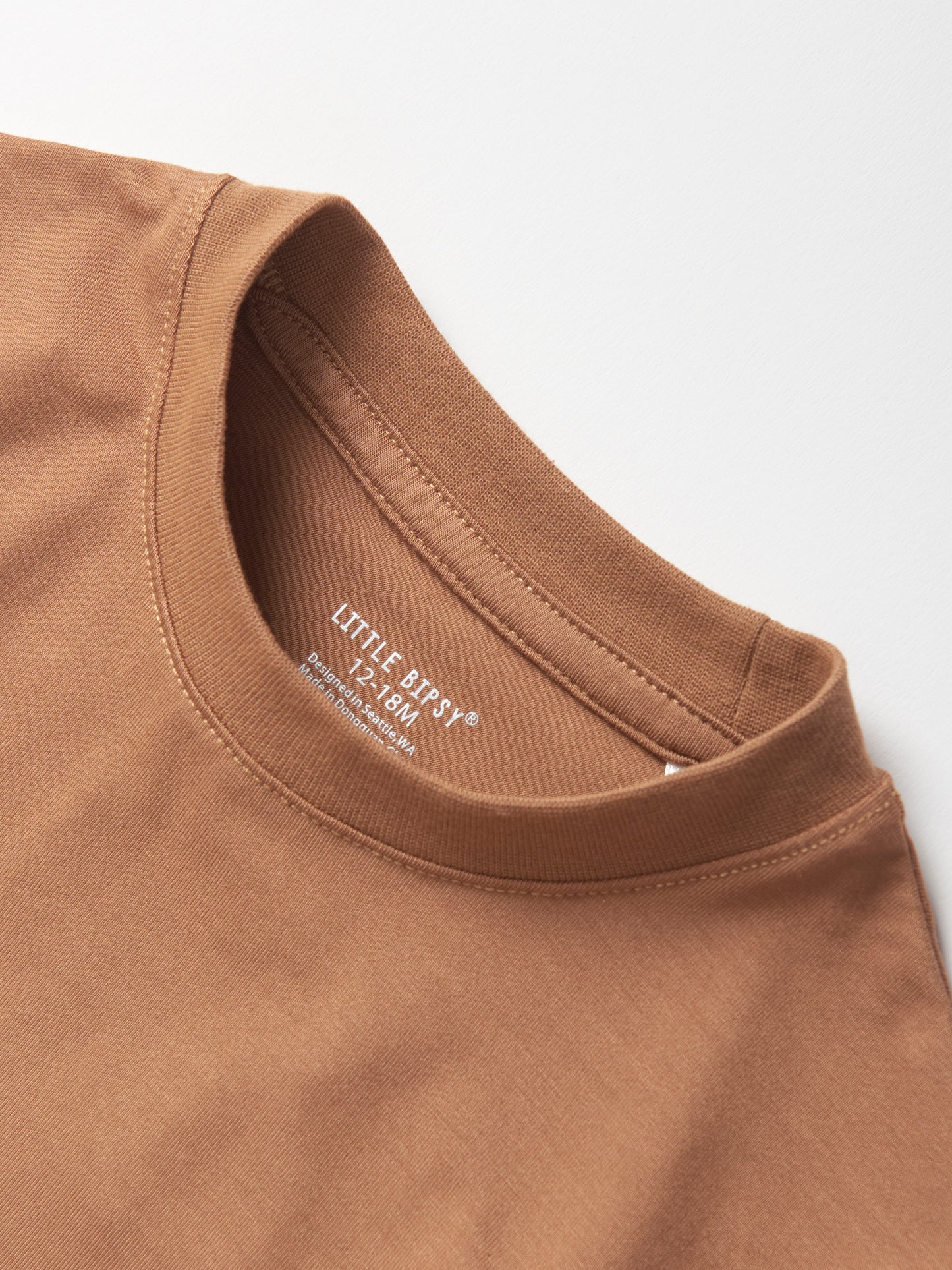 Little Bipsy Oversized Bamboo Tee || Caramel