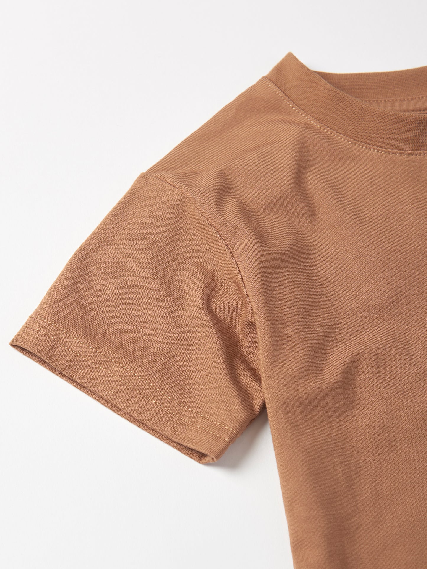 Little Bipsy Oversized Bamboo Tee || Caramel