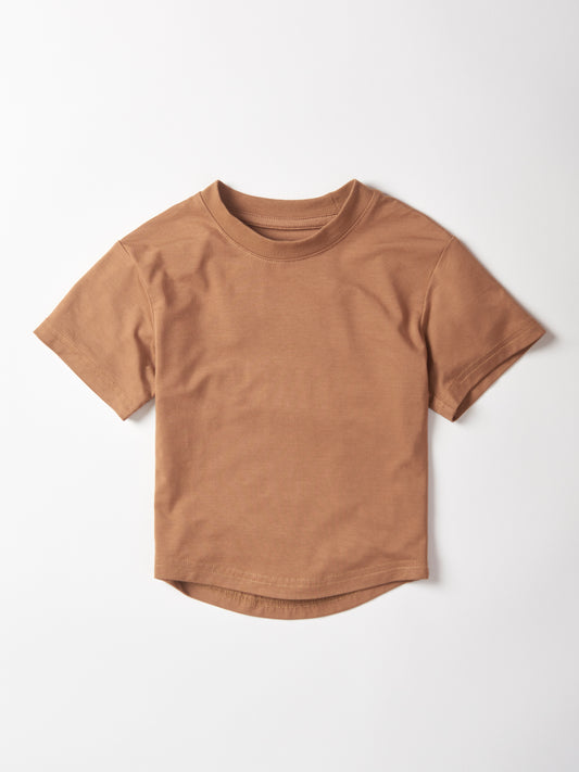 Little Bipsy Oversized Bamboo Tee || Caramel