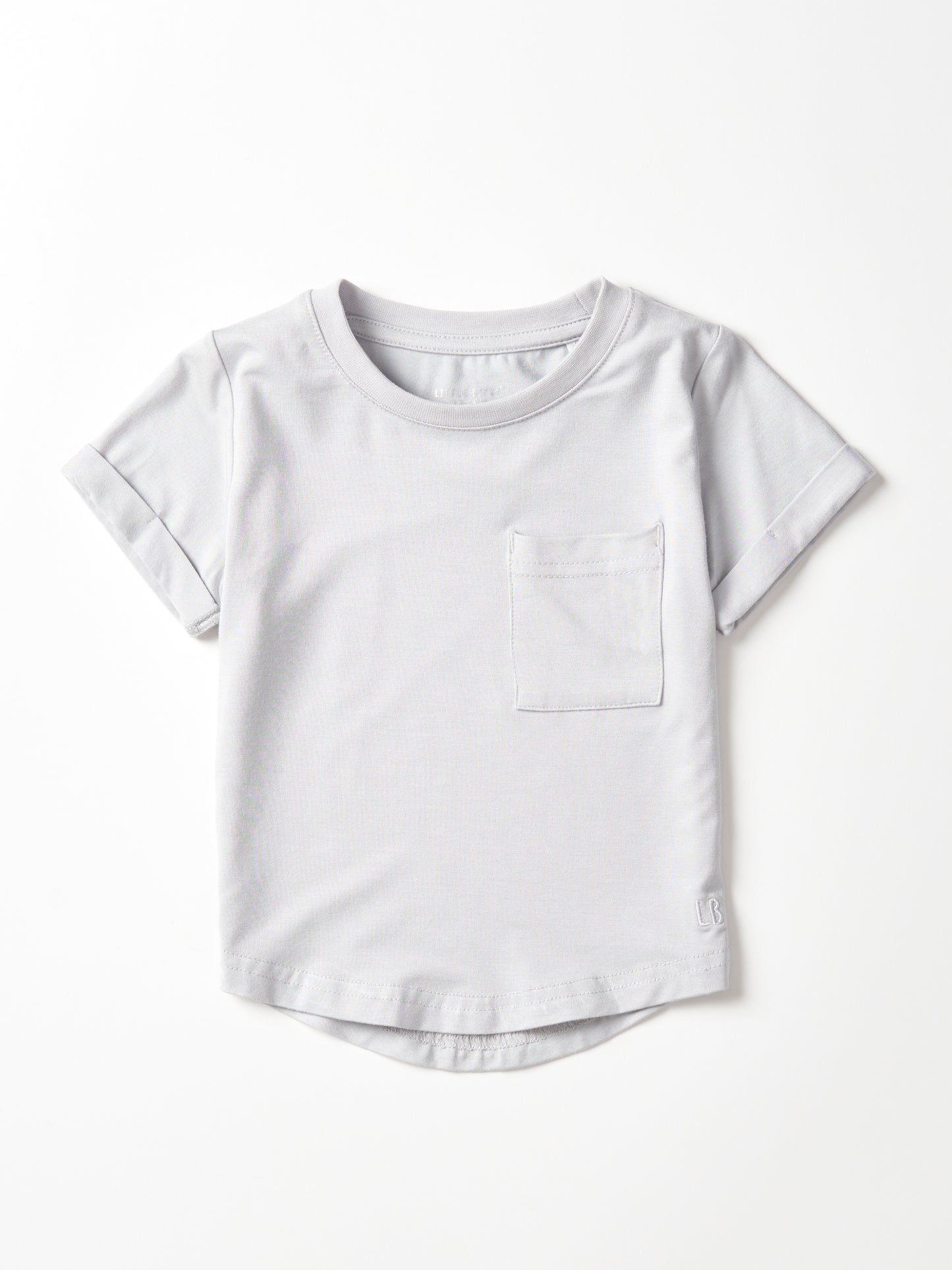 Little Bipsy Bamboo Pocket Tee || Frost