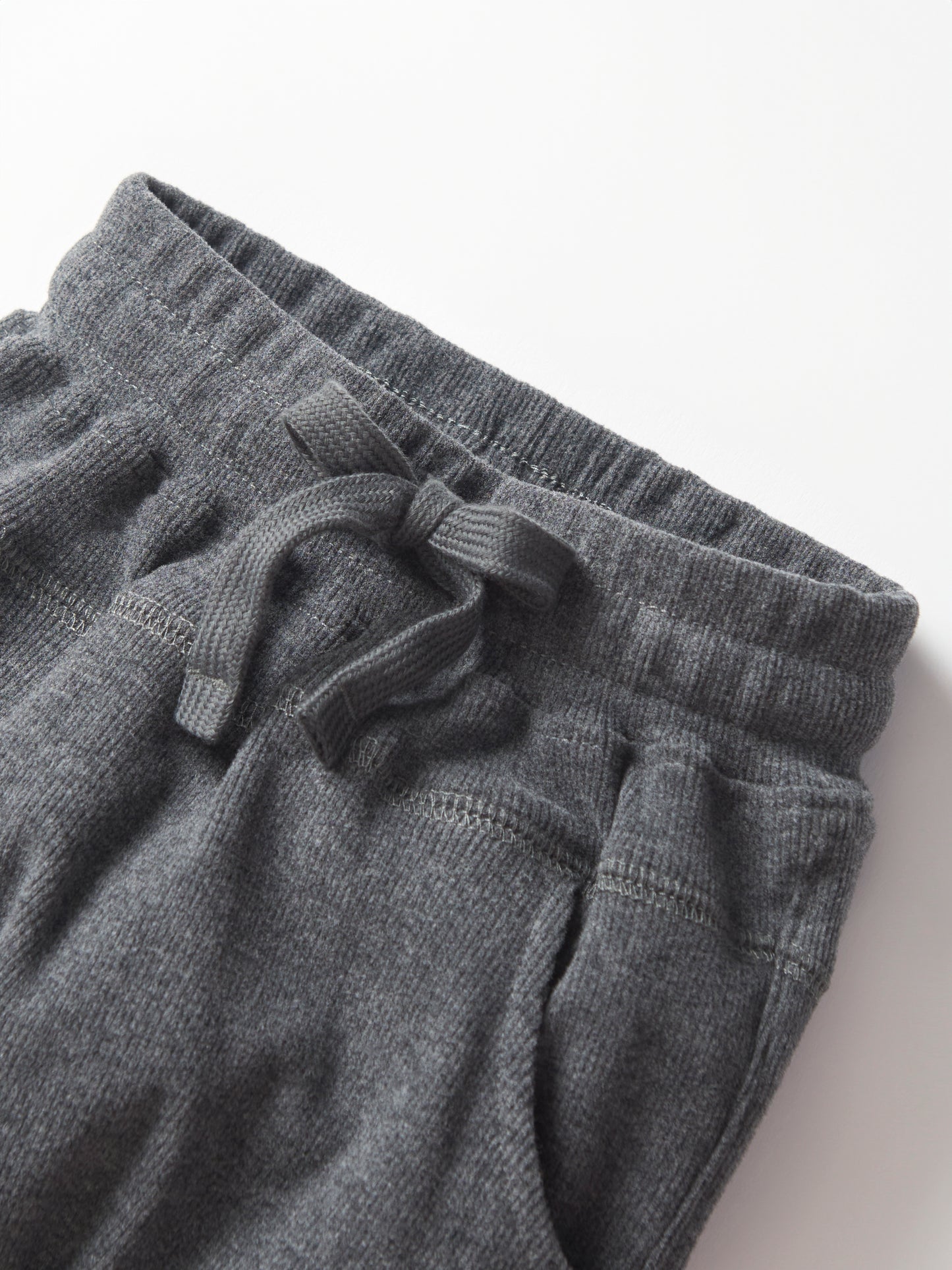 Little Bipsy Ribbed Jogger || Charcoal