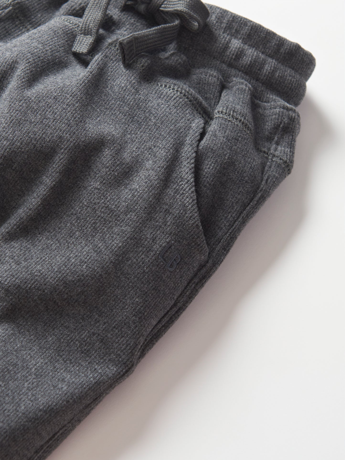 Little Bipsy Ribbed Jogger || Charcoal