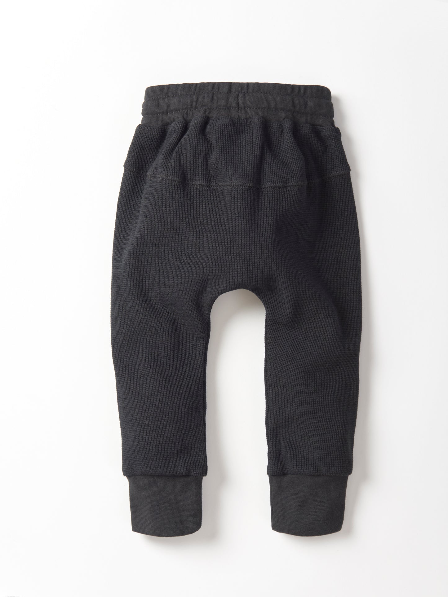 Little Bipsy Waffle Jogger || Black