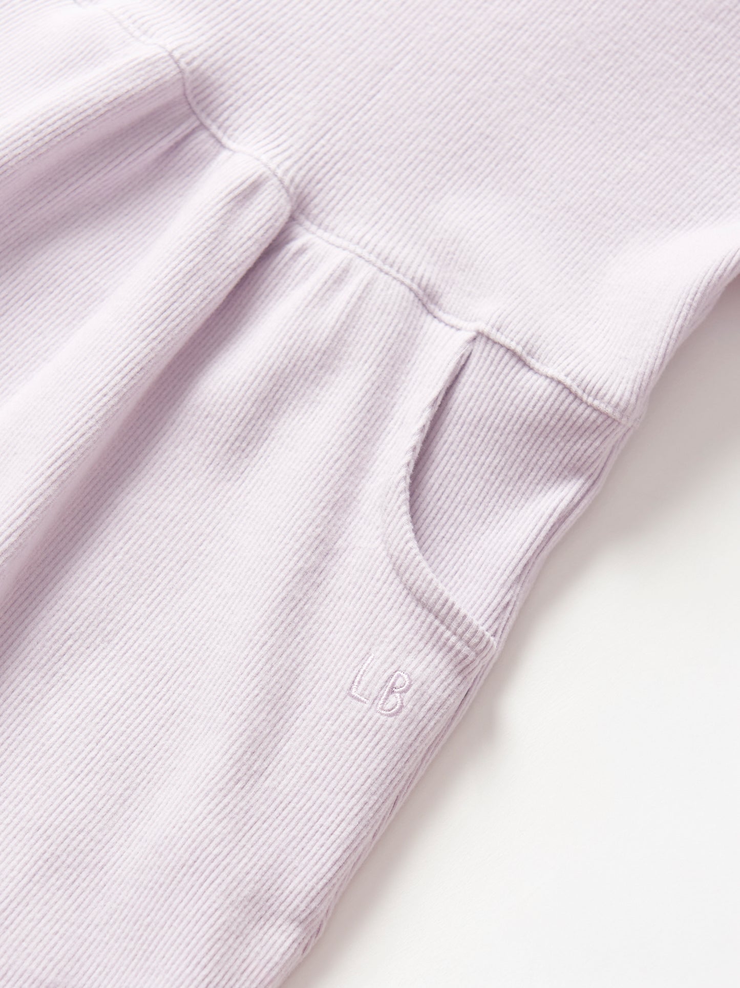 Little Bipsy Ribbed Dress || Lilac