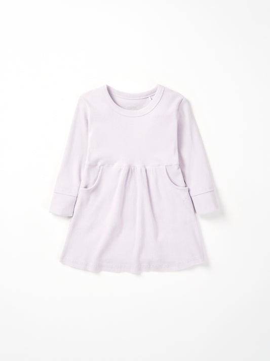 Little Bipsy Ribbed Dress || Lilac