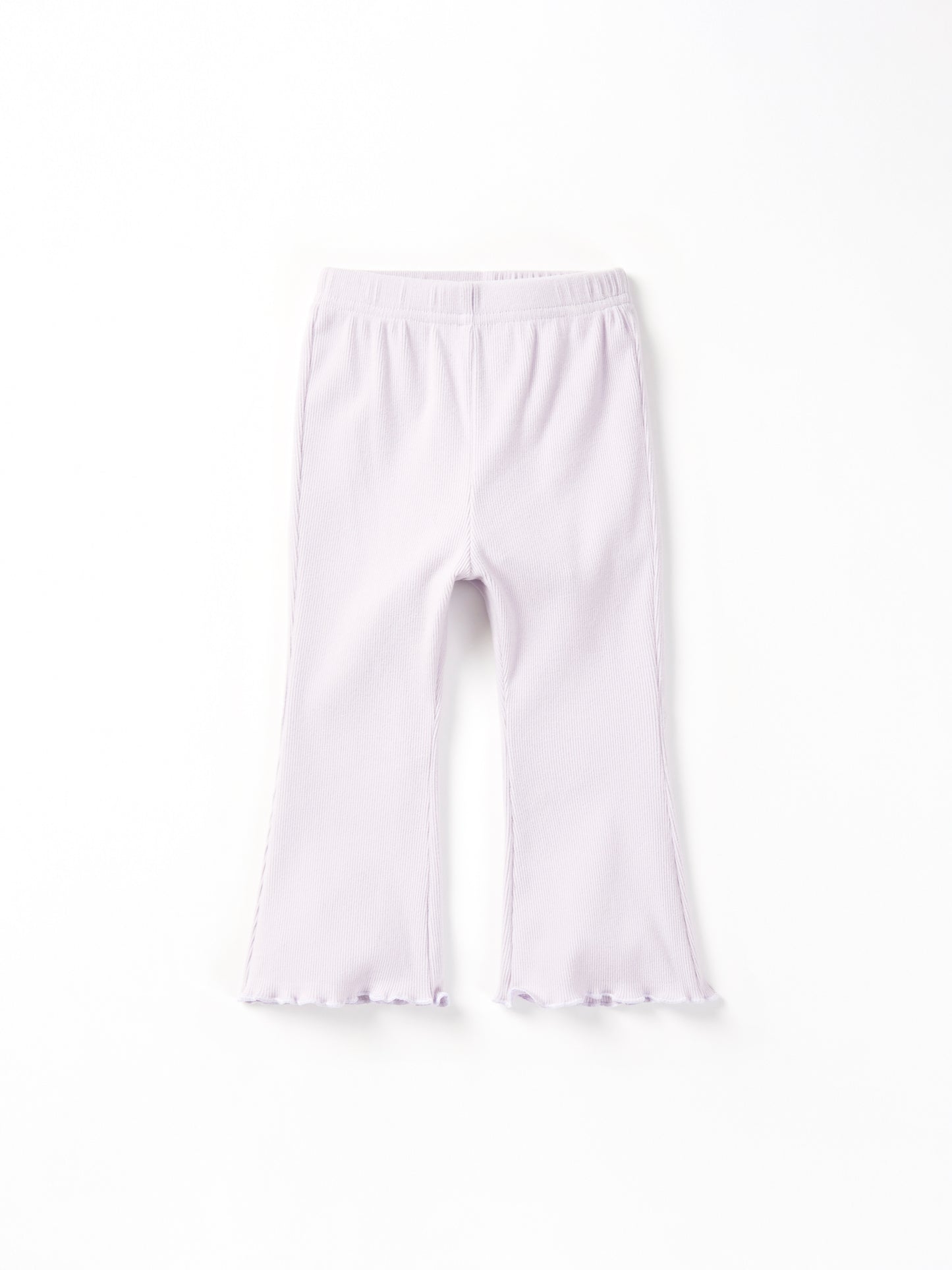 Little Bipsy Ribbed Flare Pant || Lilac