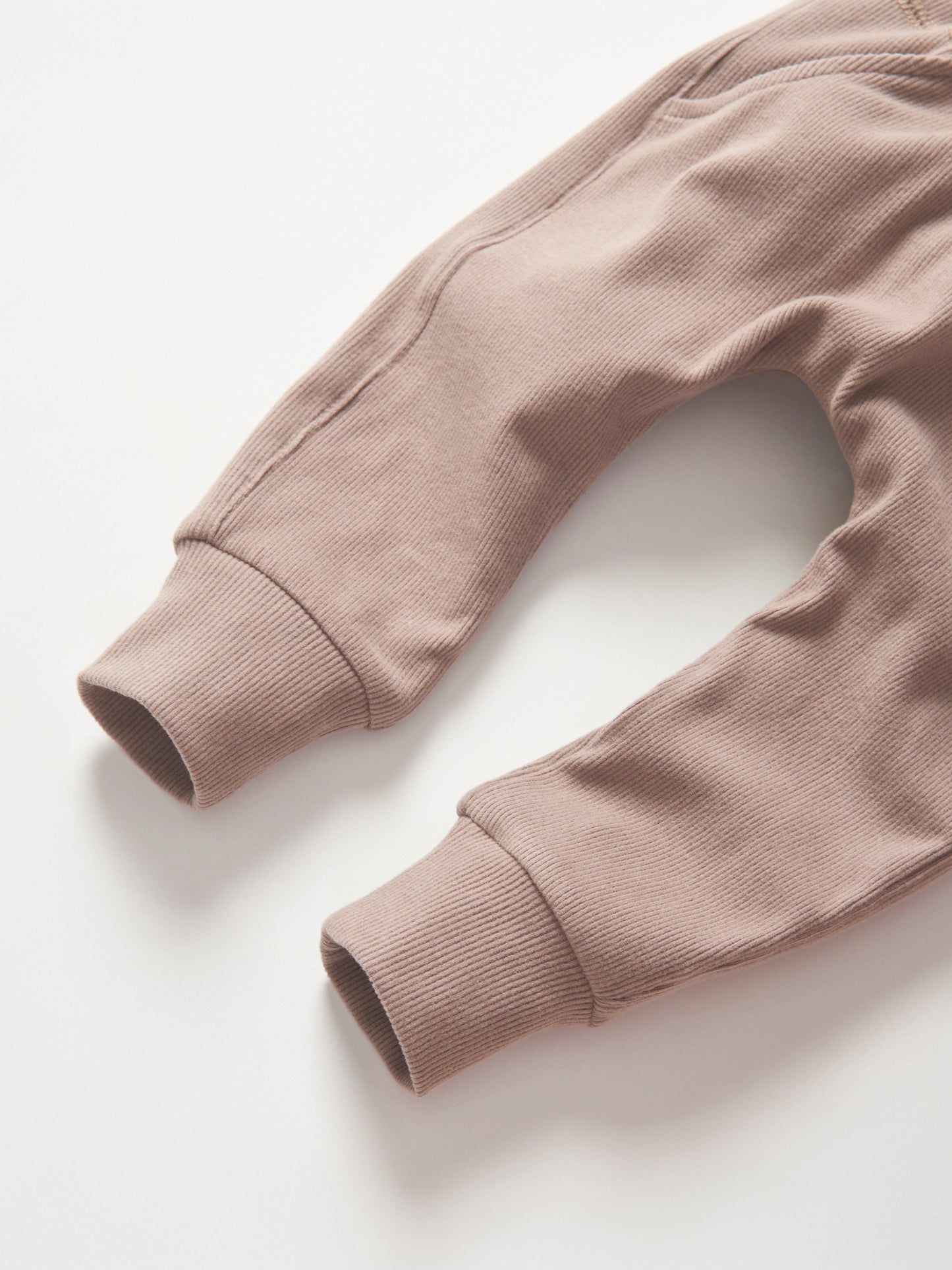 Little Bipsy Ribbed Jogger || Mushroom