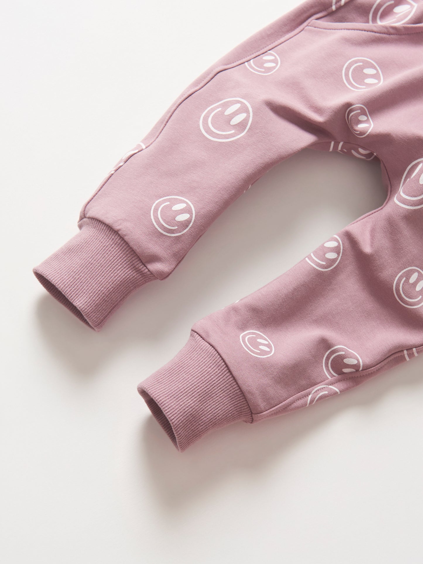 Little Bipsy Smiley Jogger || Dusty Purple