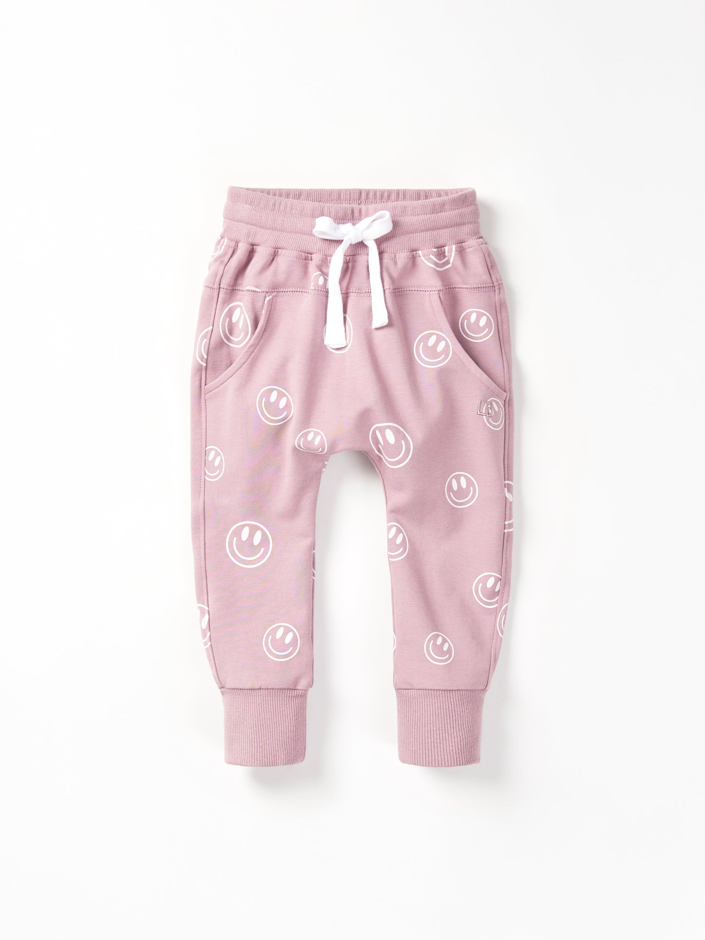 Little Bipsy Smiley Jogger || Dusty Purple
