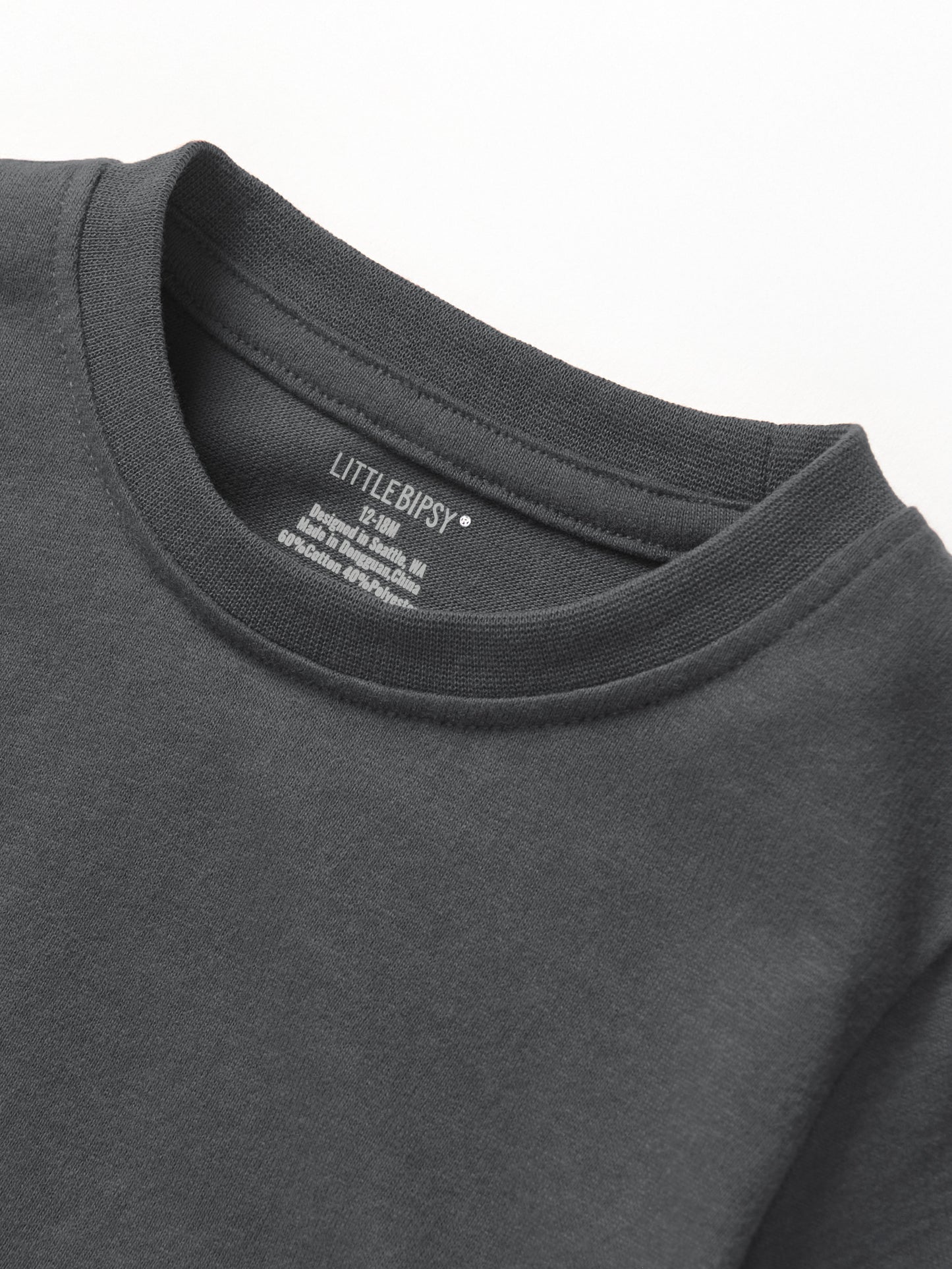 Little Bipsy Elevated Tee || Shadow