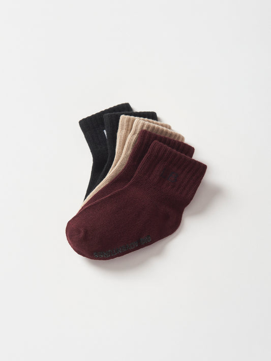 Little Bipsy Socks 3-Pack || Waffle Collection
