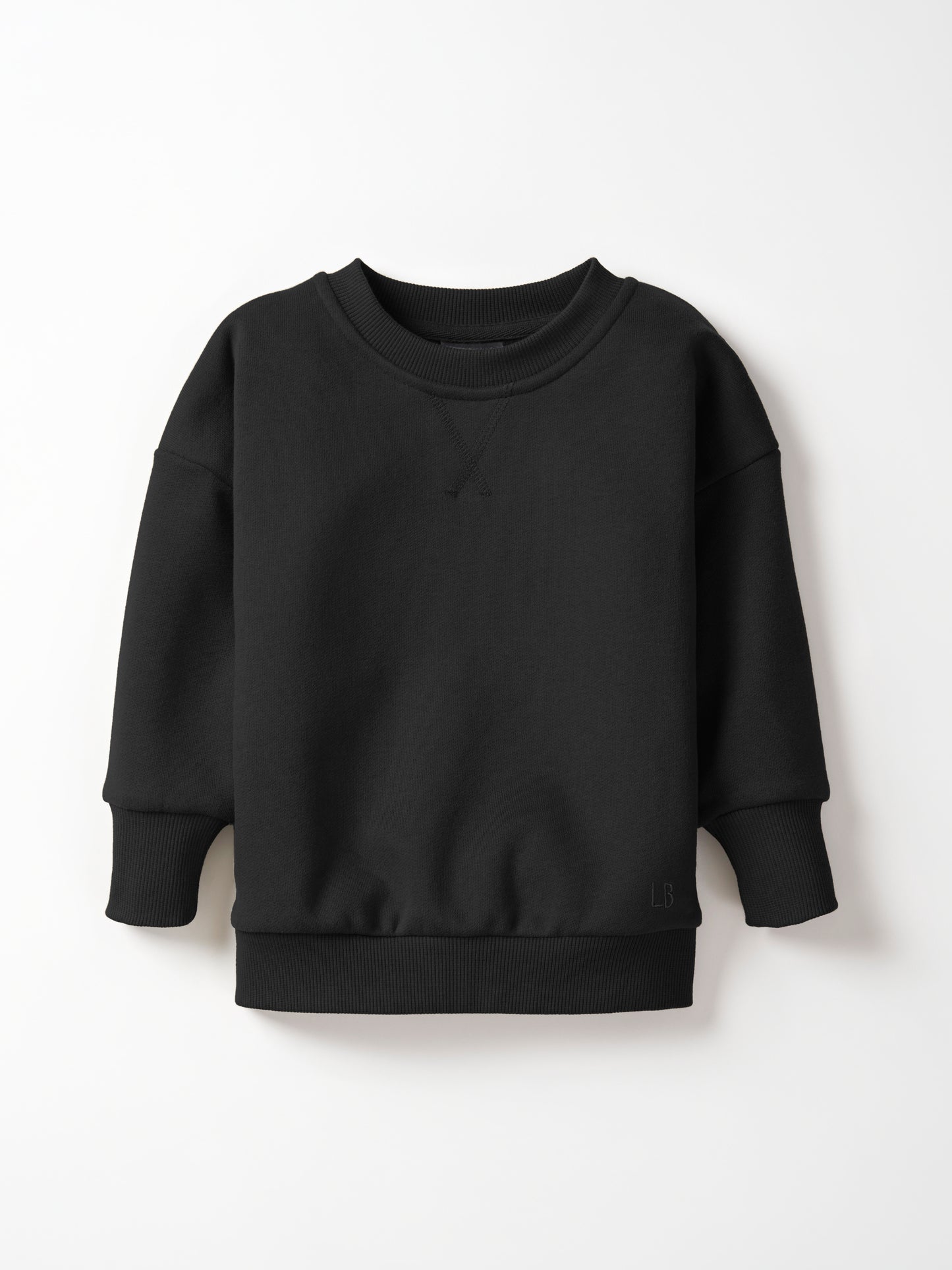 Little Bipsy Elevated Classic Crewneck || Black