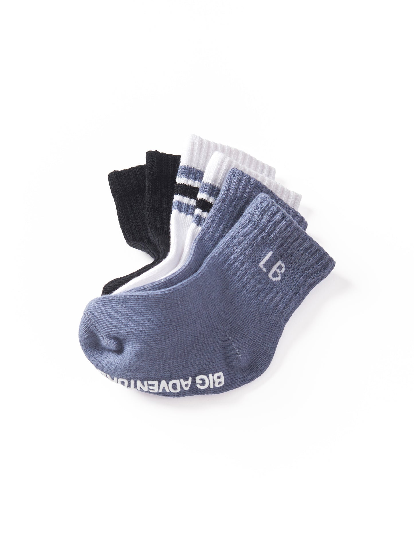 Little Bipsy Socks 3-Pack || Blue