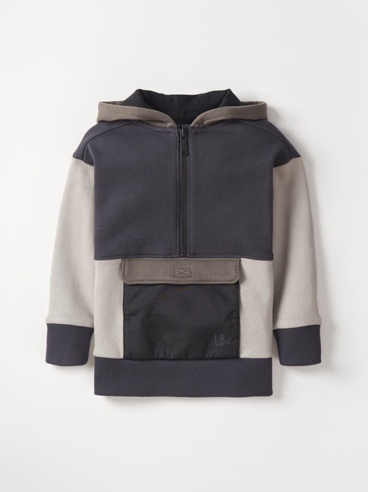 Little Bipsy Block Pocket Hoodie