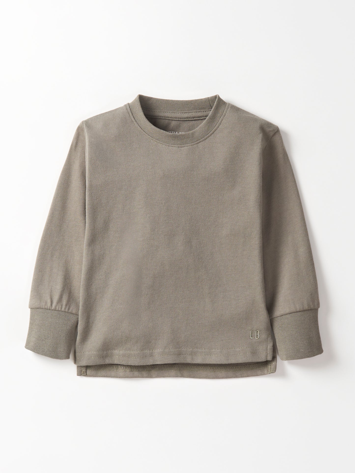 Little Bipsy Long Sleeve Elevated Tee || Army Green