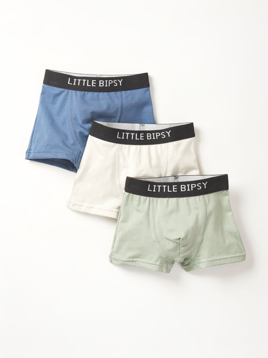 Little Bipsy Boxer Brief 3-pack || Evergreen Mix