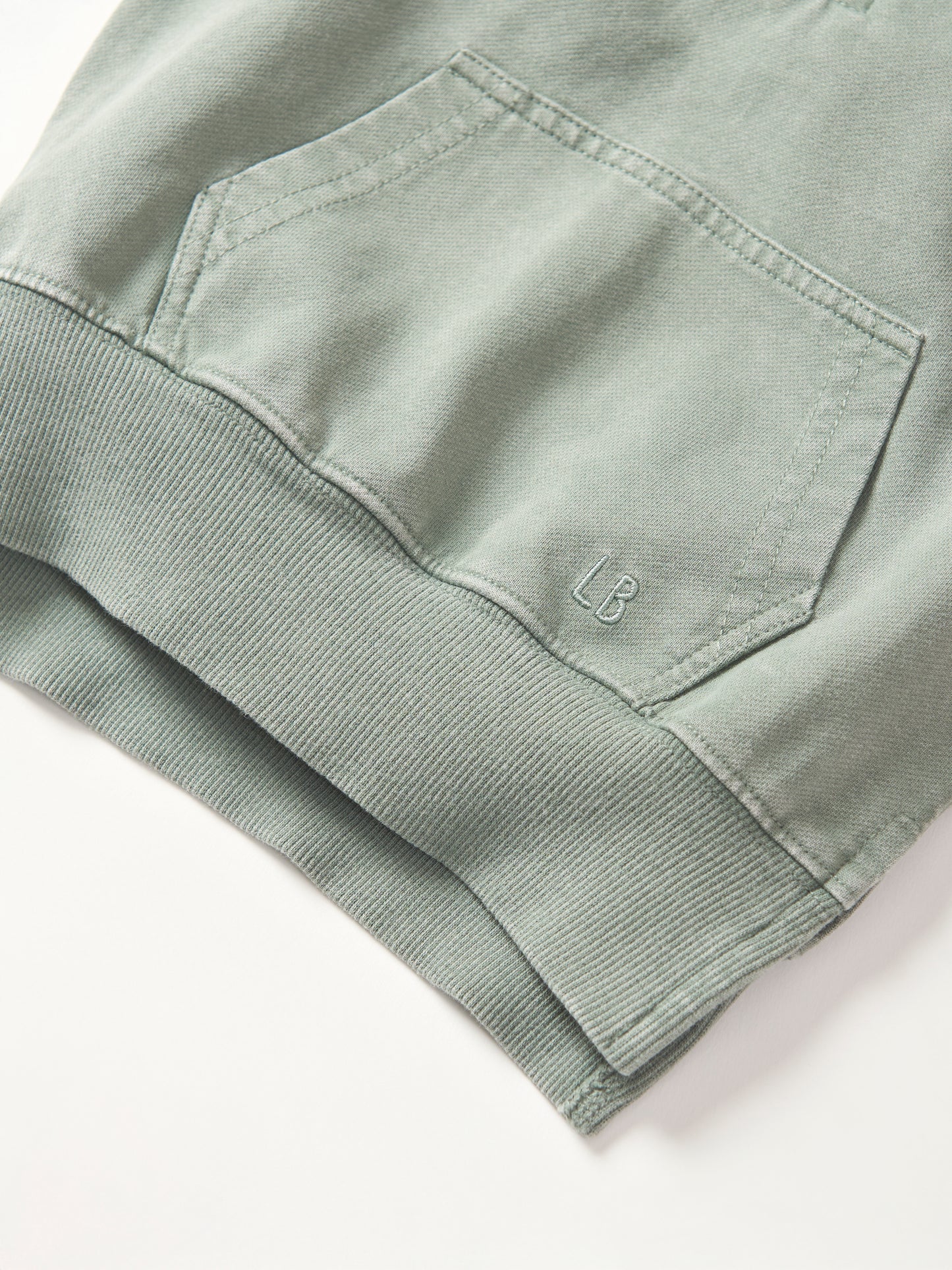 Little Bipsy Quarter Zip Pullover || Basil