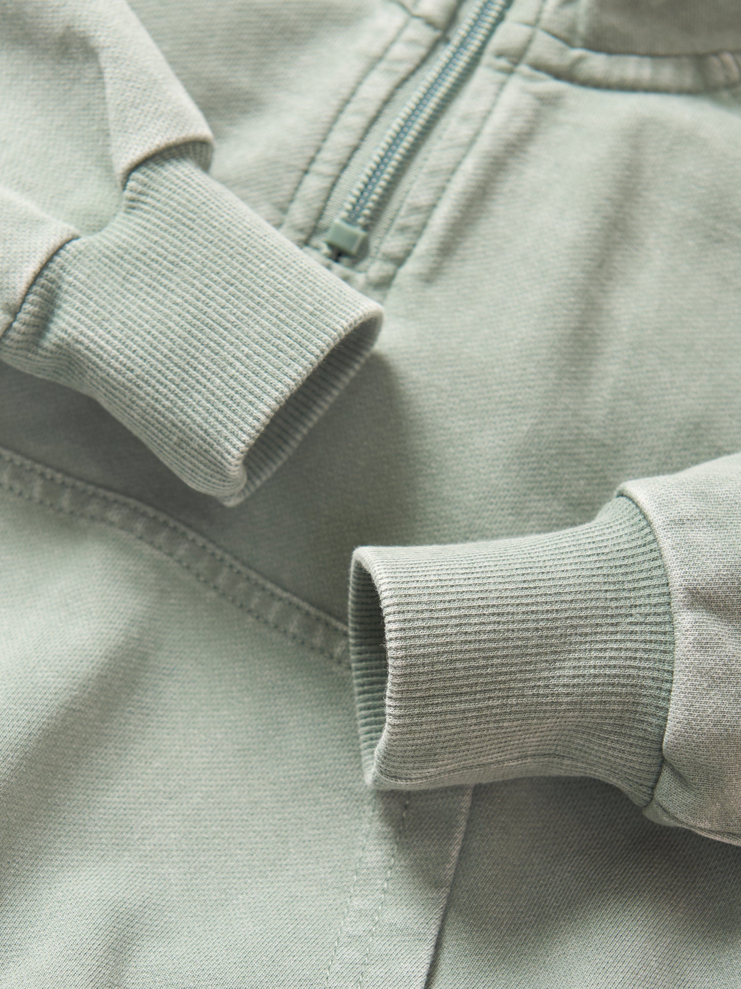 Little Bipsy Quarter Zip Pullover || Basil