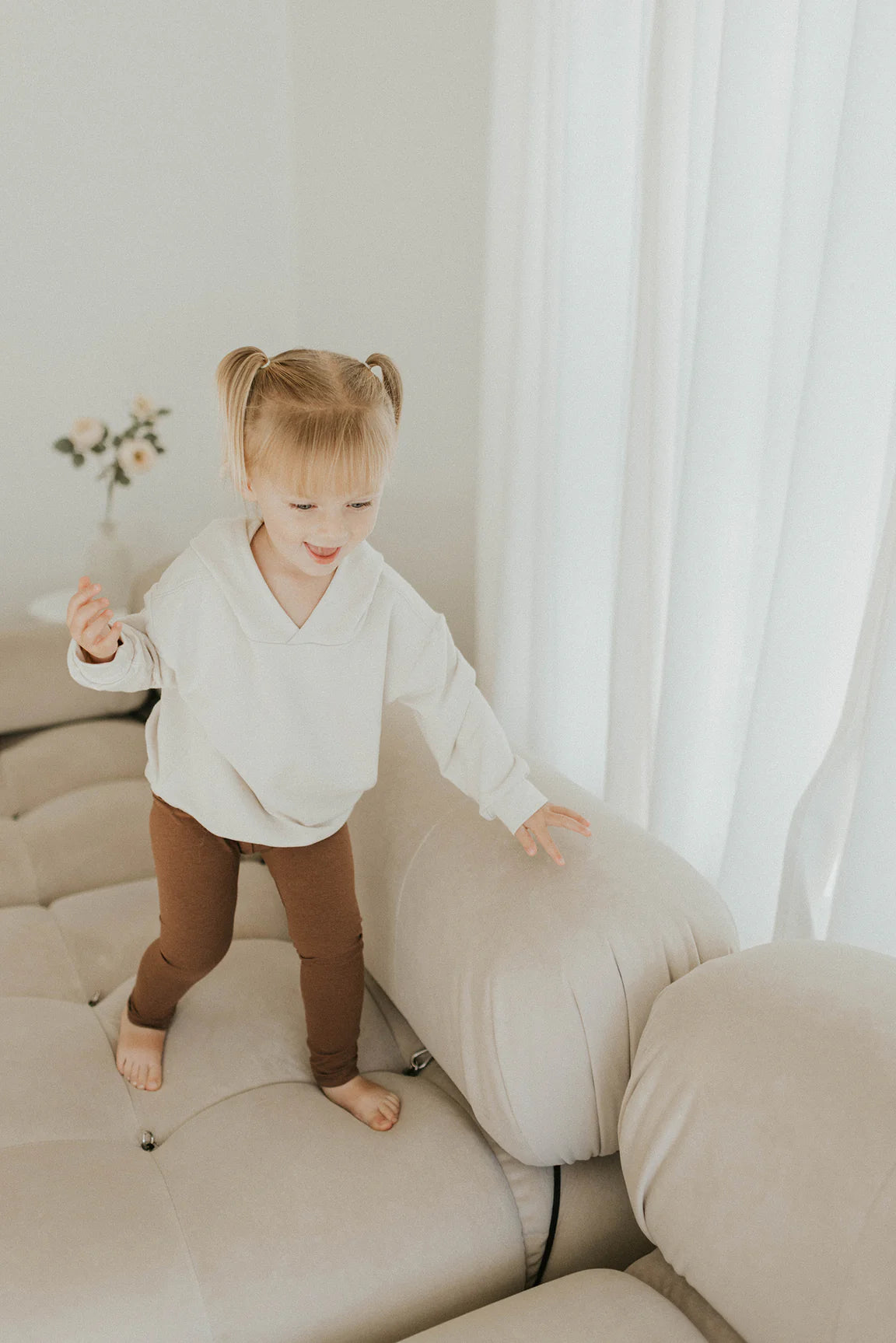 Jax and Lennon Leggings || Cocoa Brown