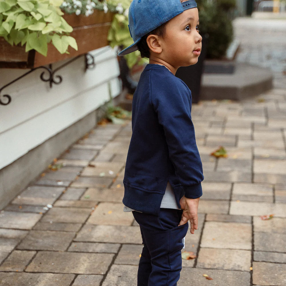 SWIZ Foundation Pullover || Navy