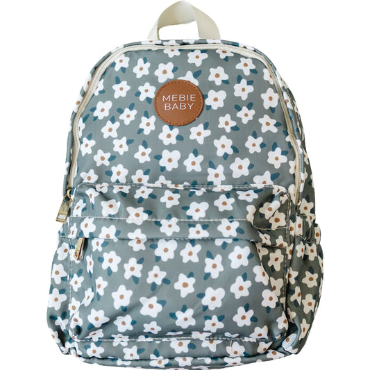 Mebie Baby Mini Backpack || Green Floral