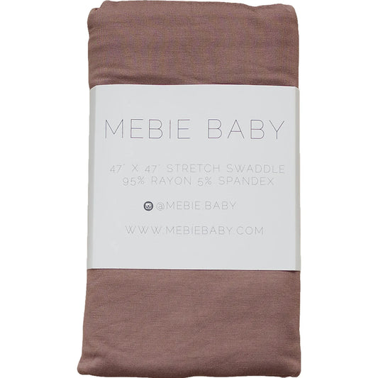 Mebie Baby Bamboo Stretch Swaddle || Plum