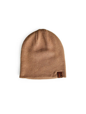 Knit Beanie | Nutmeg, Navy and Froth