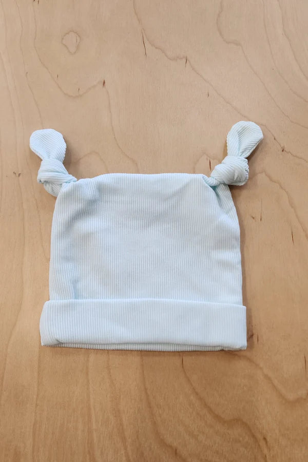 Bambi & Birdie Double Knotted Hat || Light Blue