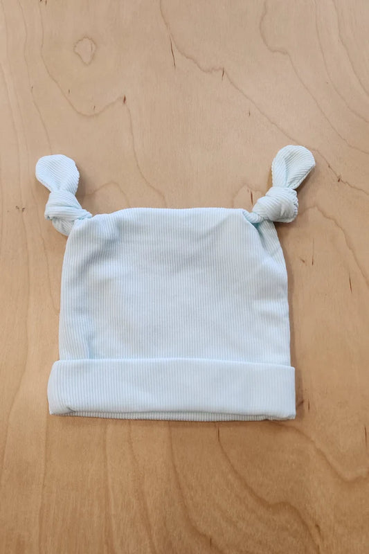 Bambi & Birdie Double Knotted Hat || Light Blue