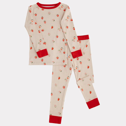 Pip + Phee 2 Piece Bamboo Set || Strawberries