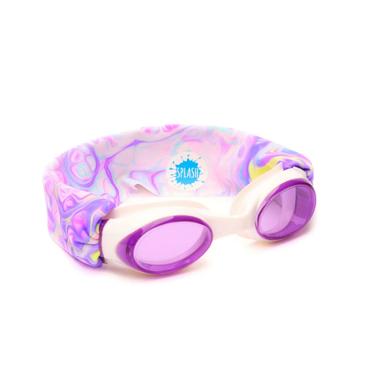 Splash Swim Goggles || Pastel Swirl