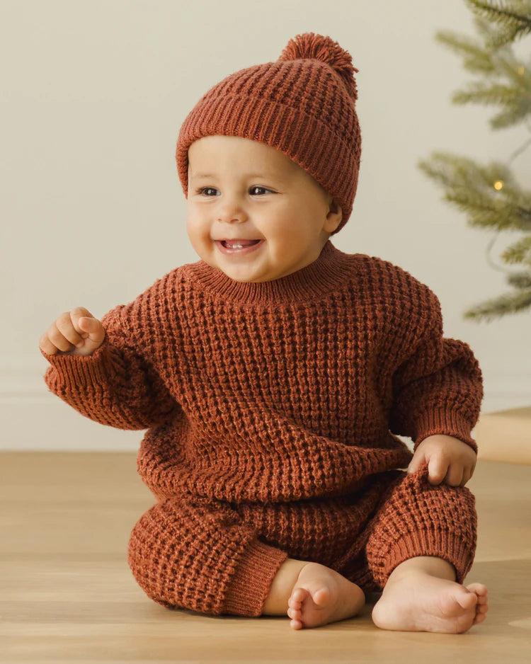 Quincy Mae Beanie || Cranberry