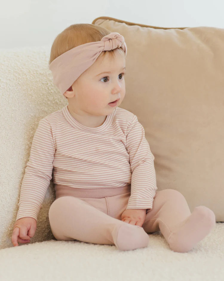 Quincy Mae Knotted Headband || Rose