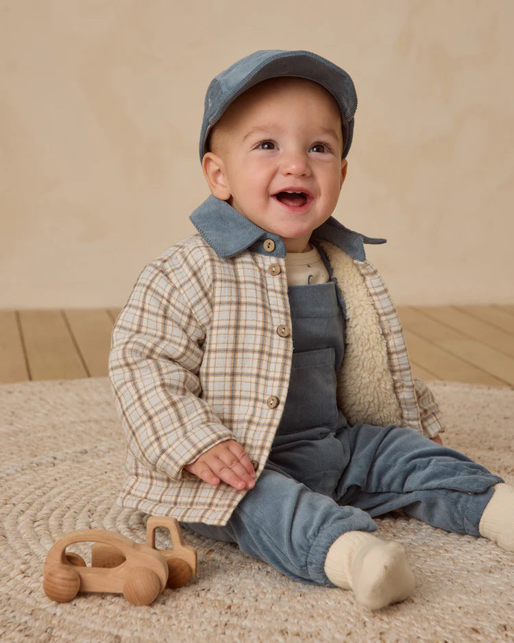 Quincy Mae Ford Jacket || Blue Plaid
