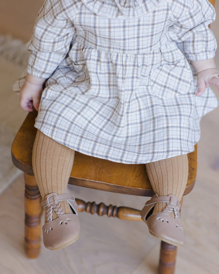 Quincy Mae Simone Dress || Blue Plaid